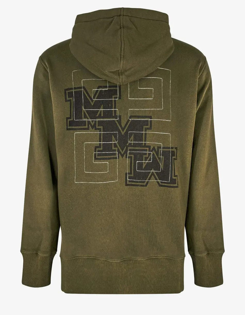 Givenchy Khaki MMW 1952 Print Hoodie