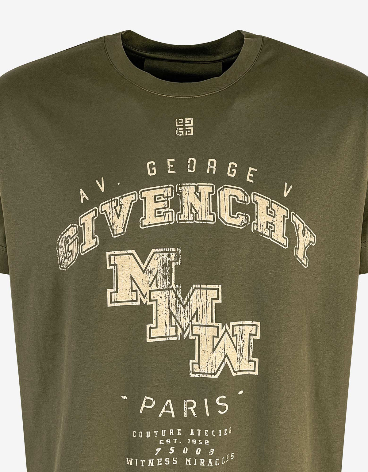 Givenchy Khaki MMW 1952 Print T-Shirt