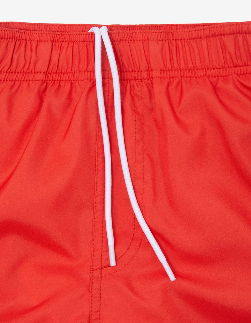 Givenchy Red Classic Logo Short-Length Swim Shorts