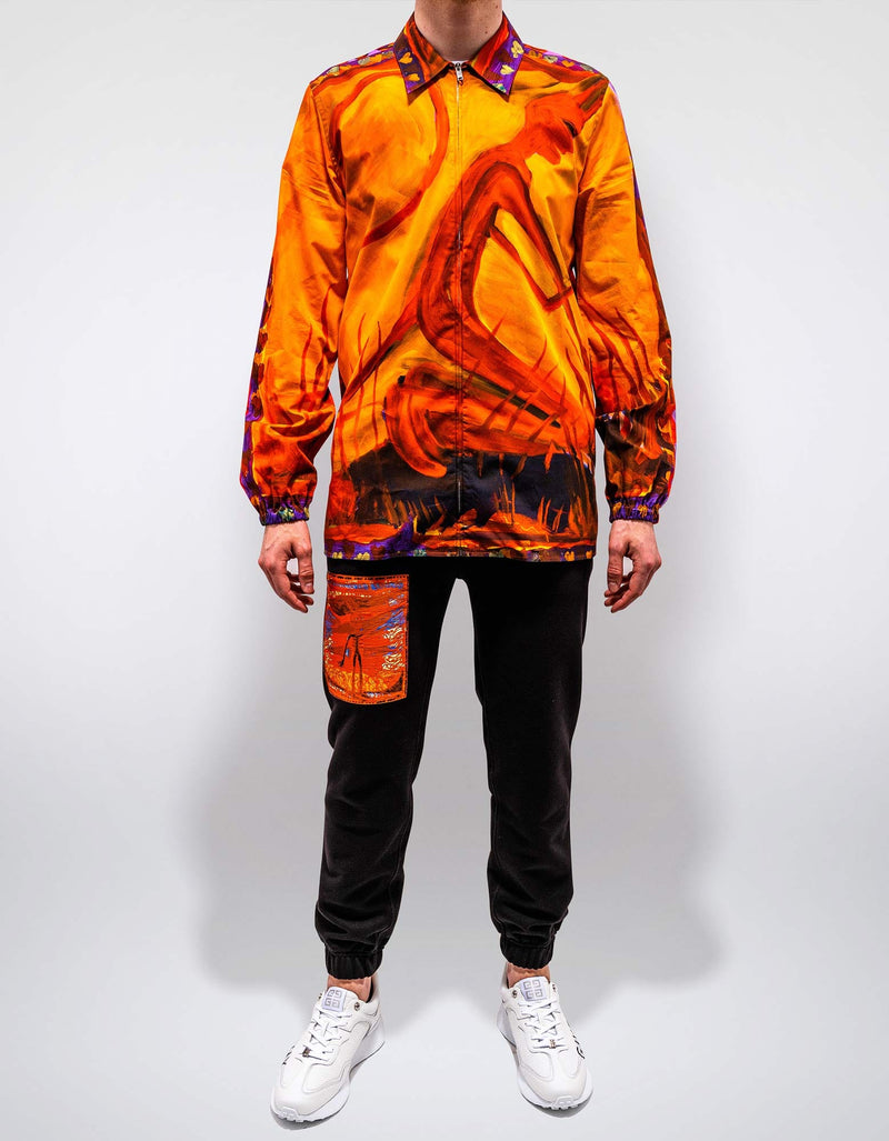 Givenchy Red Josh Smith Devil Print Shirt