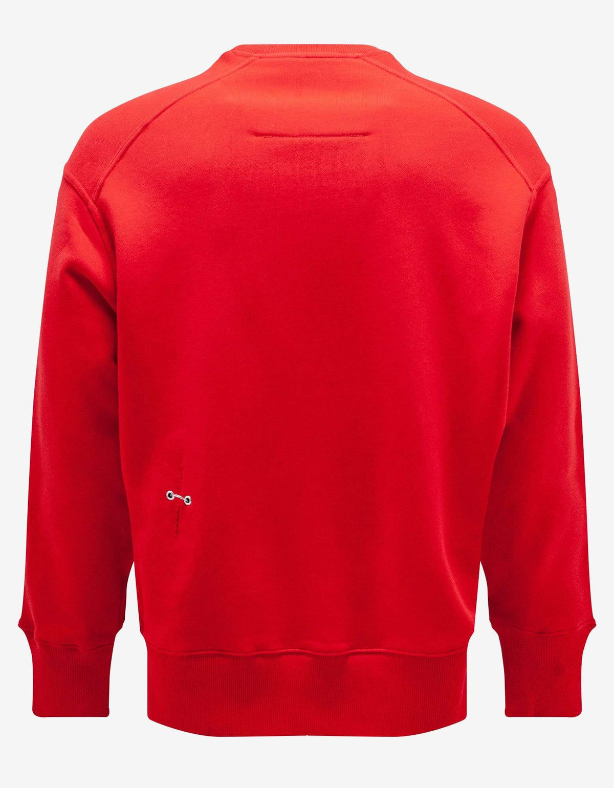 Givenchy Red Rip Detail Oversized Sweatshirt