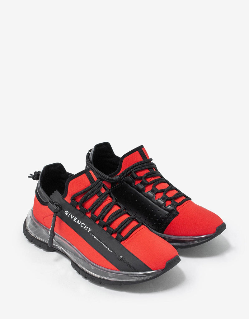 Givenchy Red Ripstop Spectre Running Trainers