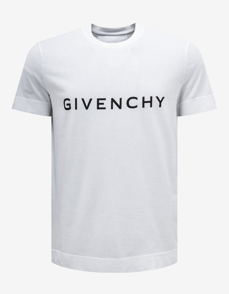 Givenchy White Archetype Logo T-Shirt