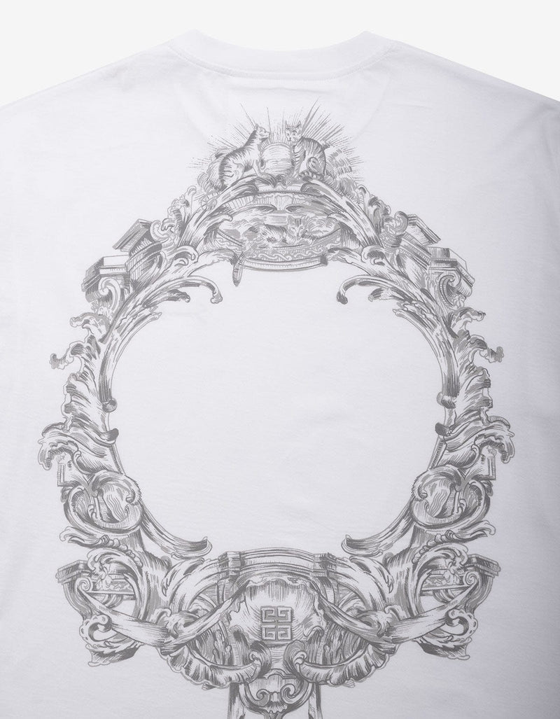 Givenchy White Baroque Print T-Shirt