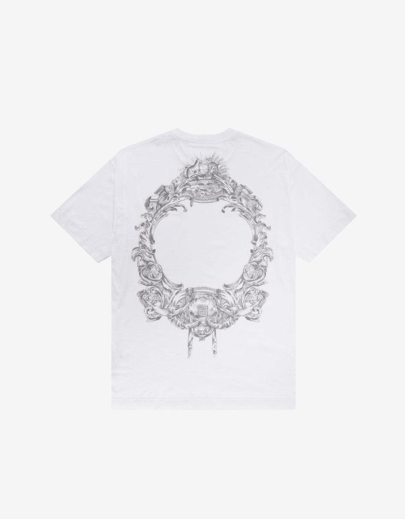 Givenchy White Baroque Print T-Shirt