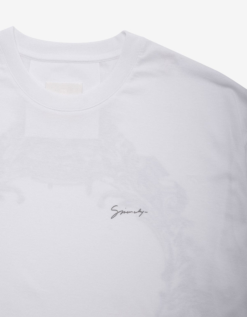 Givenchy White Baroque Print T-Shirt