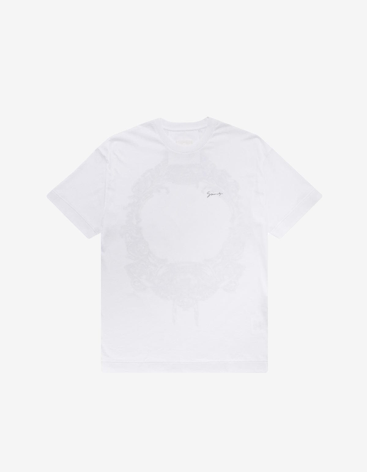 Givenchy White Baroque Print T-Shirt