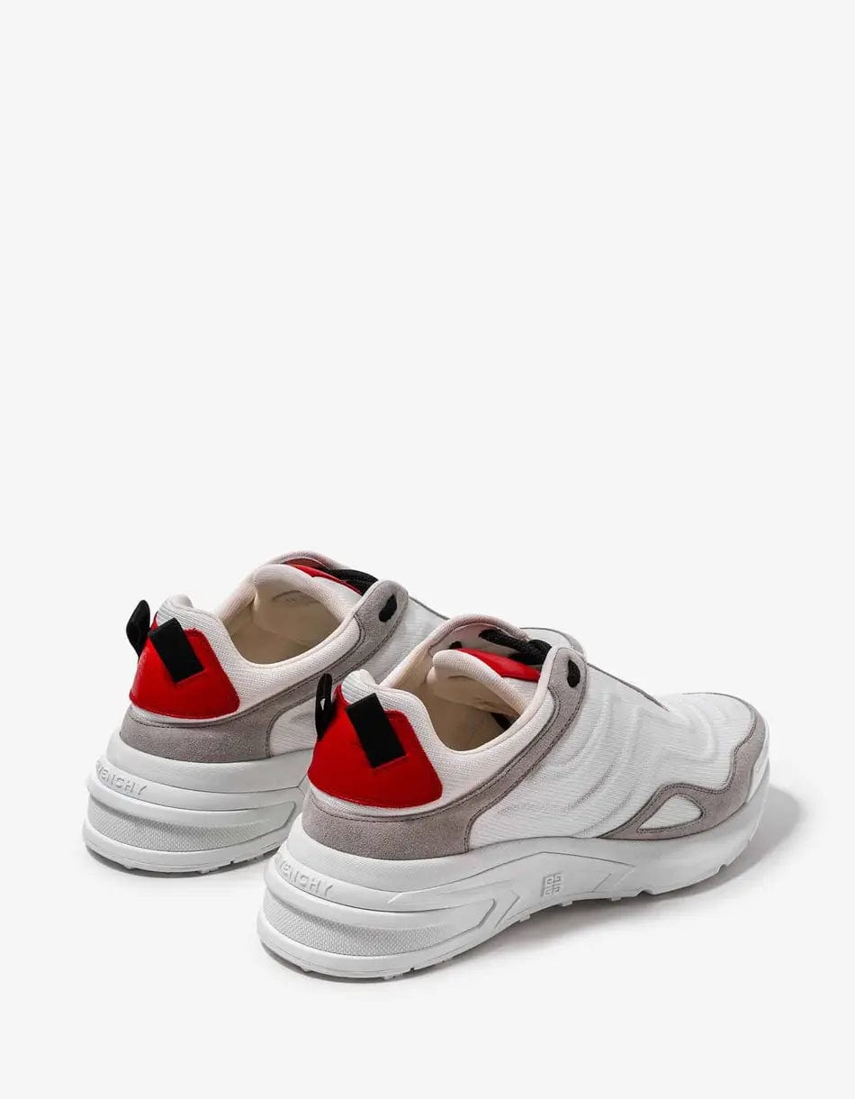 Givenchy White Giv 1 Leather & Mesh Trainers