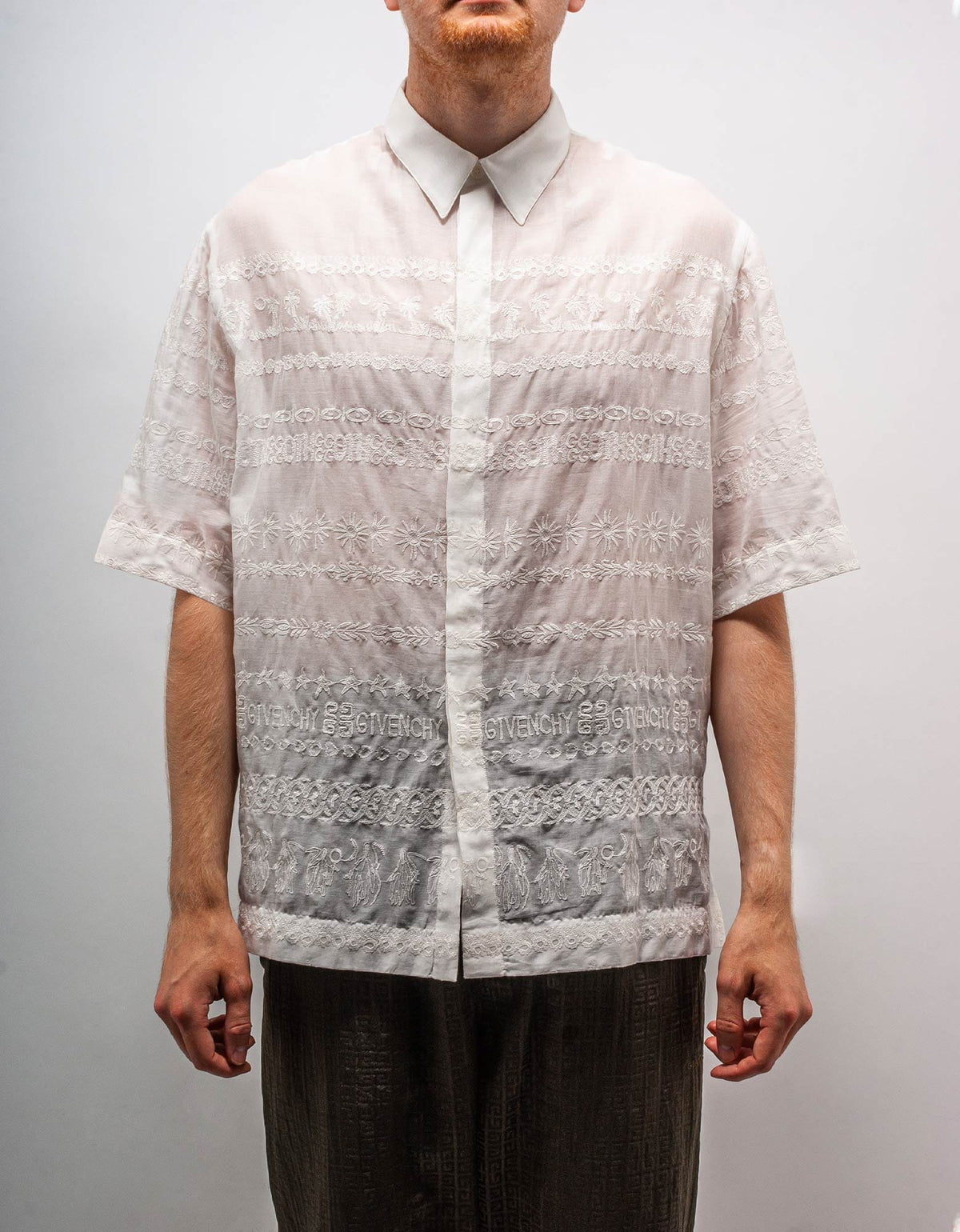 Givenchy White Josh Smith Short Sleeve Shirt