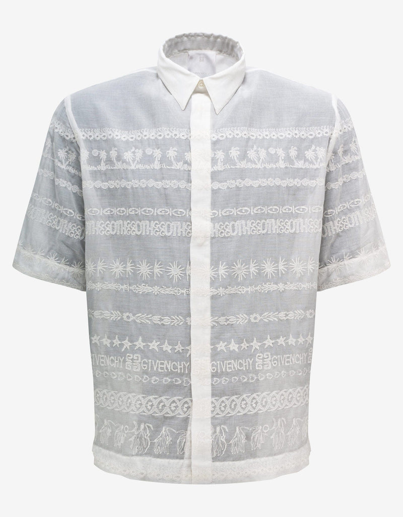 Givenchy White Josh Smith Short Sleeve Shirt