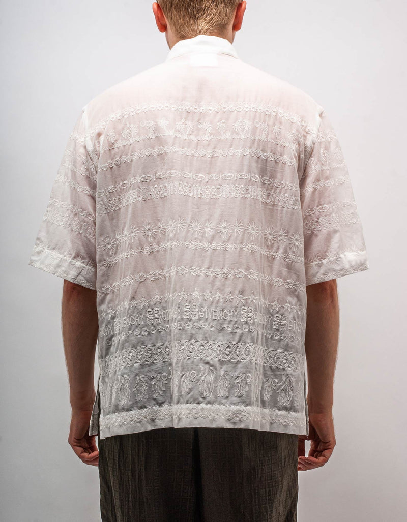 Givenchy White Josh Smith Short Sleeve Shirt