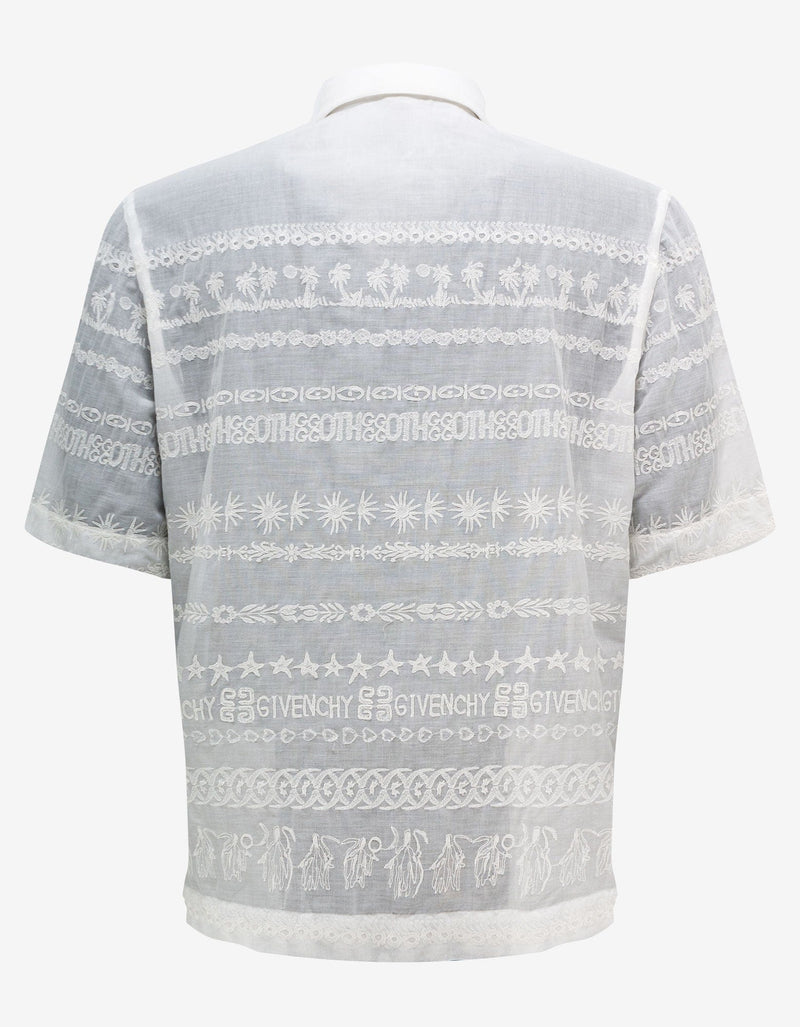 Givenchy White Josh Smith Short Sleeve Shirt