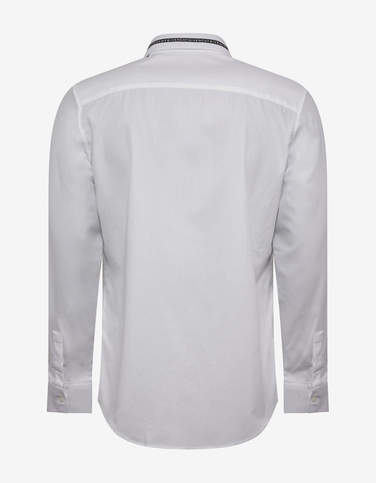 Givenchy White Logo Collar Shirt