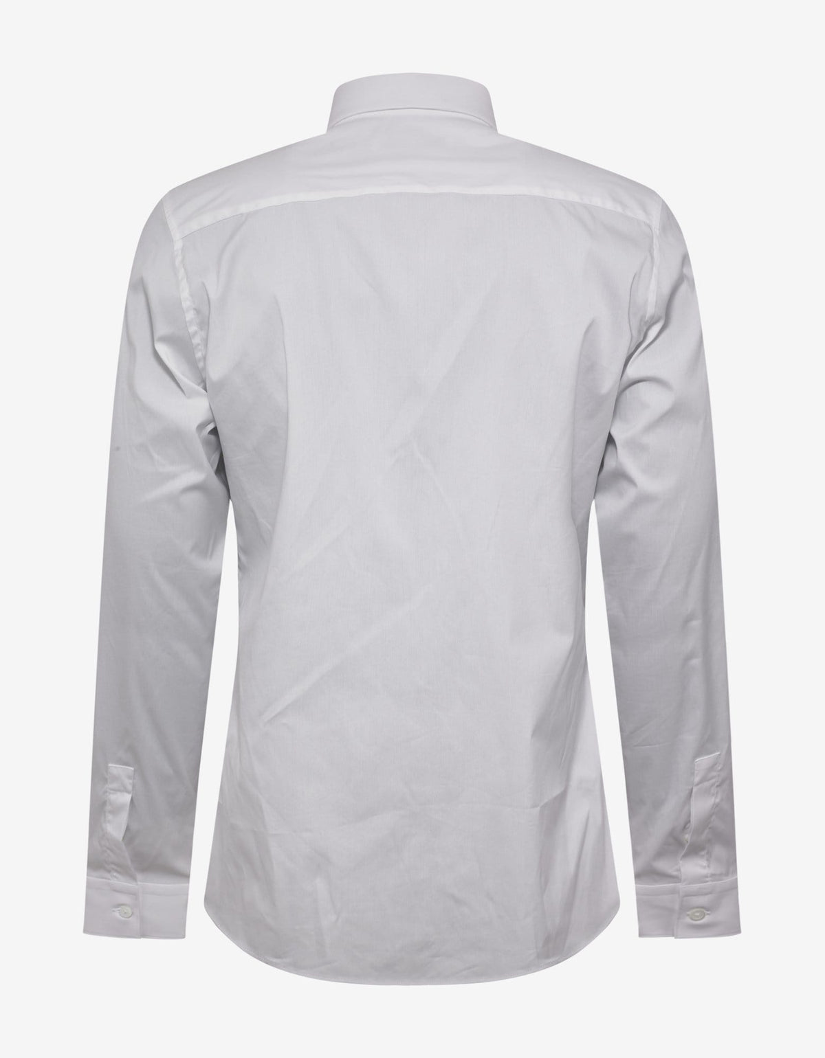 Givenchy White Logo Signature Stretch-Cotton Shirt