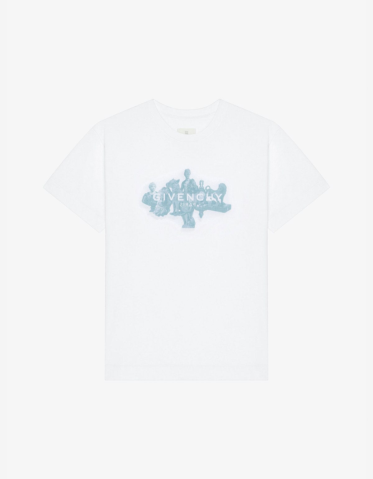 Givenchy White Reverse Logo Hubert Objects Print T-Shirt