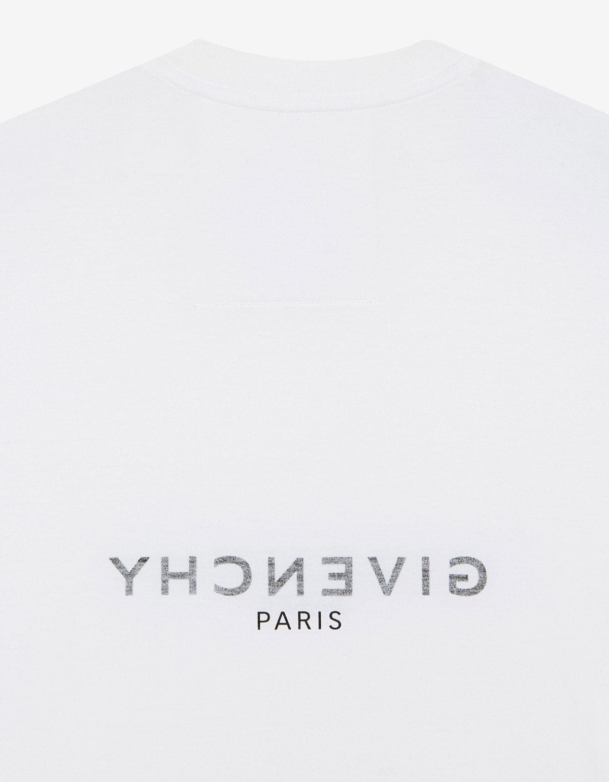 Givenchy White Reverse Logo Slim T-Shirt