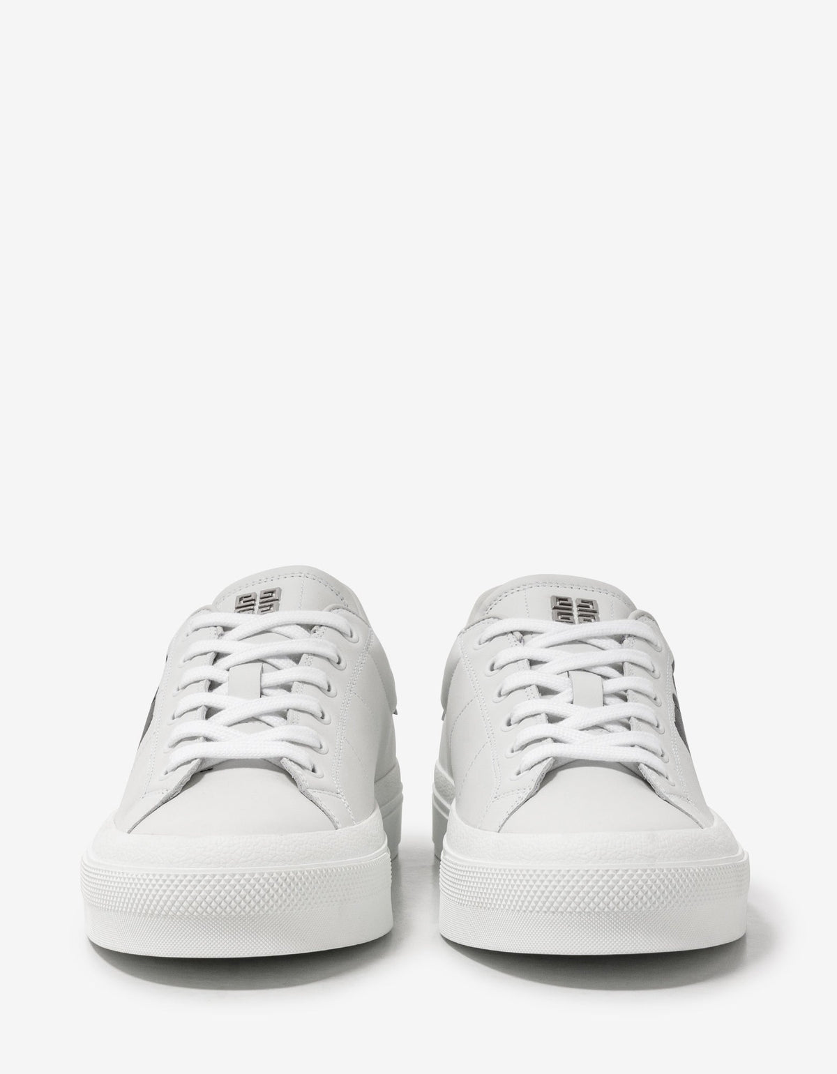 Givenchy White Tag-Effect Logo City Sport Trainers