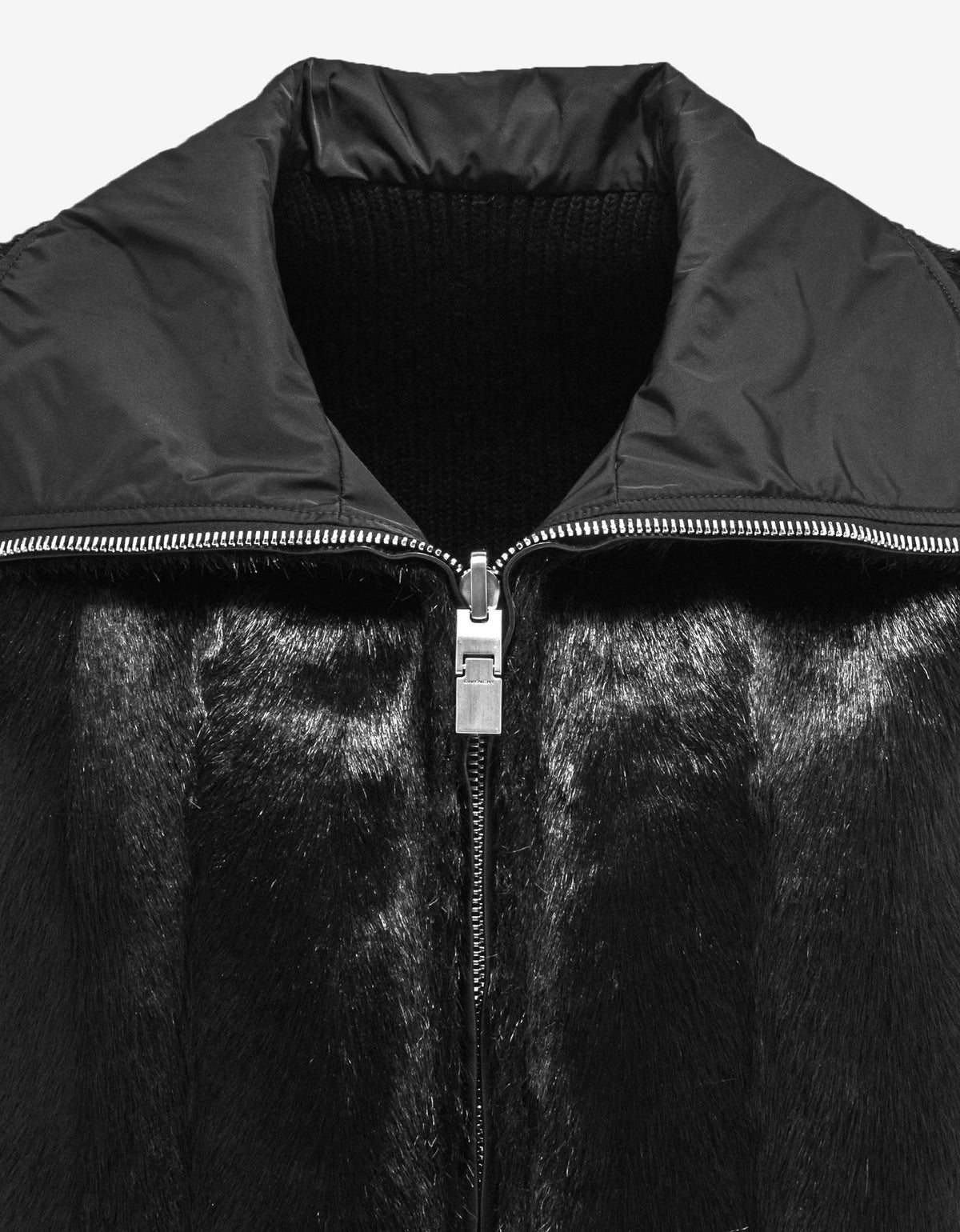 GivenchyBlack Faux Fur Reversible Gilet