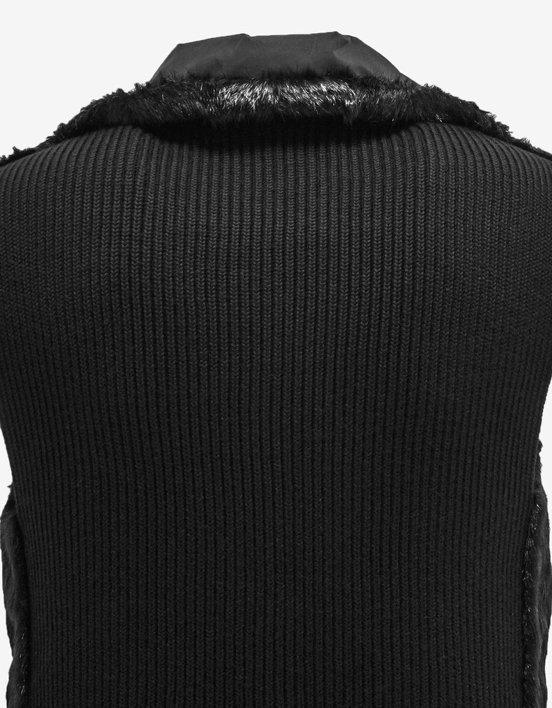 GivenchyBlack Faux Fur Reversible Gilet