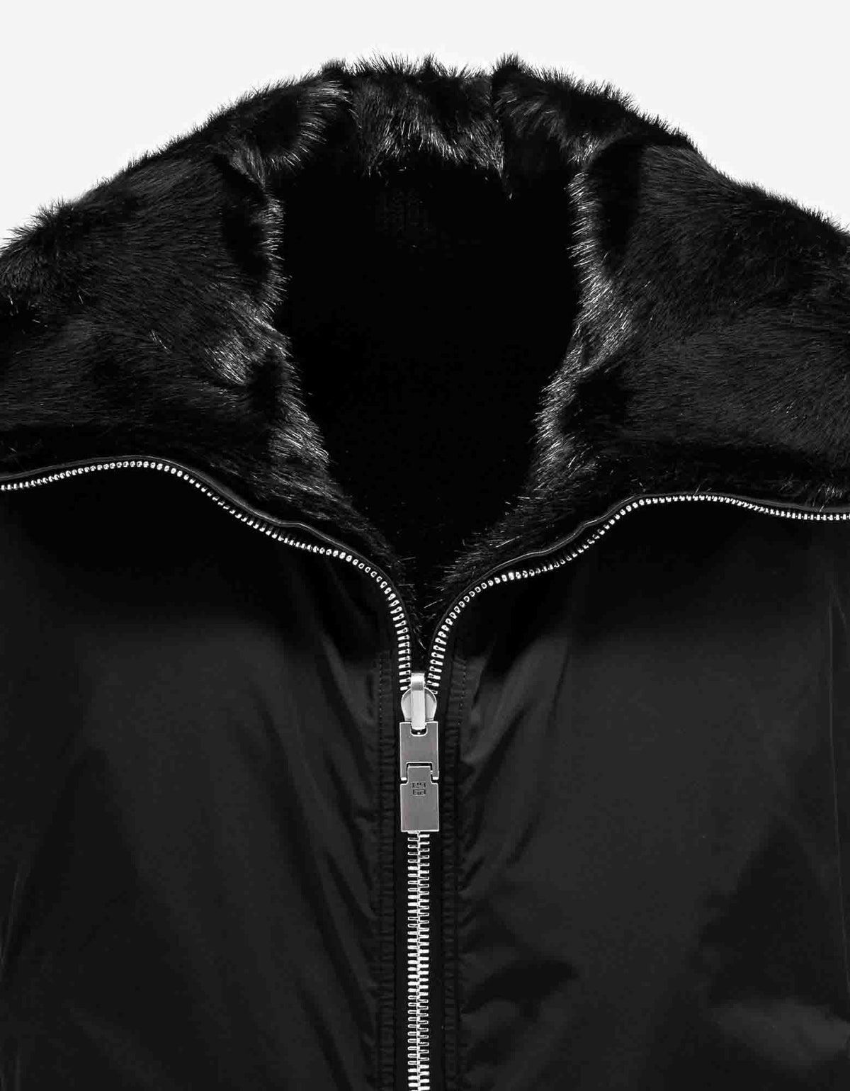 GivenchyBlack Faux Fur Reversible Gilet