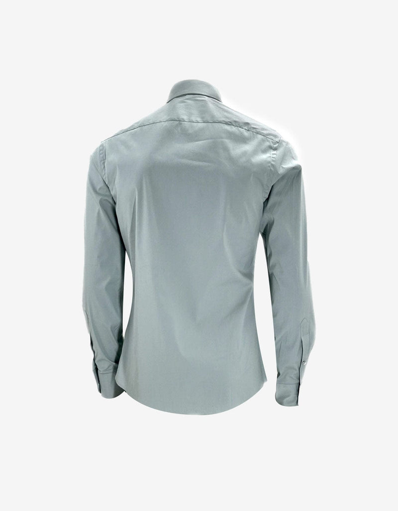 Gucci Blue Classic Slim Fit Dress Shirt