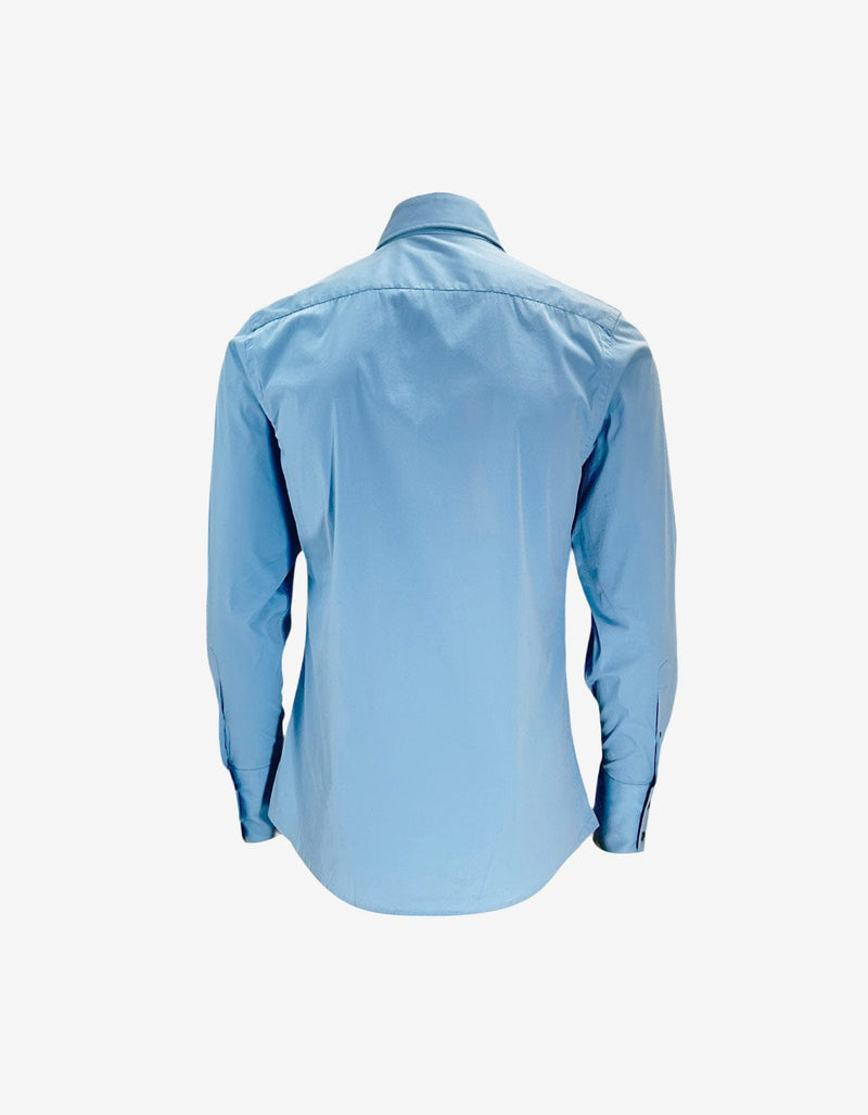 Gucci Blue Fitted Dress Shirt