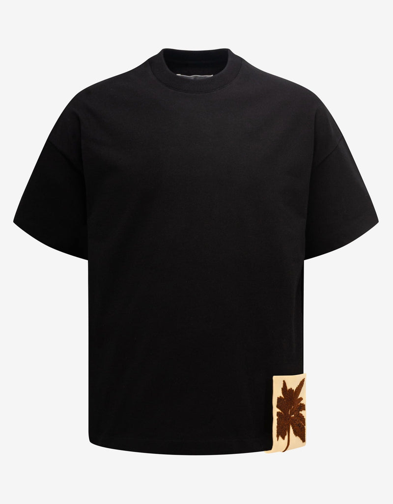 Jil Sander Black Patch T-Shirt