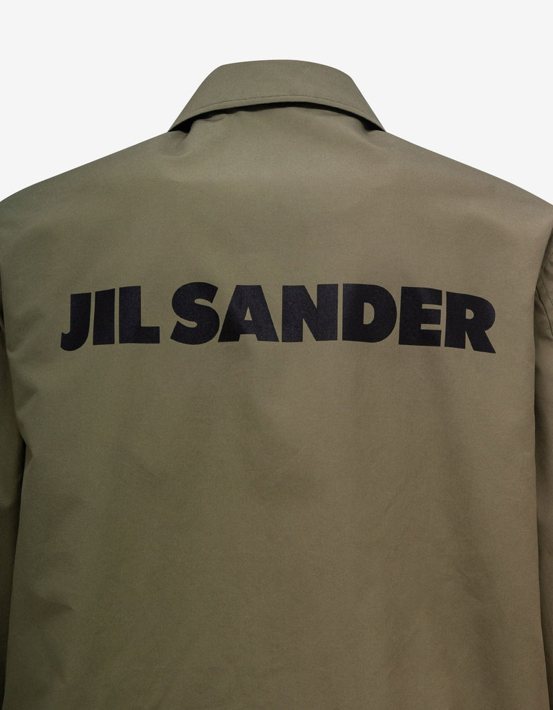 Jil Sander Green Logo Blouson