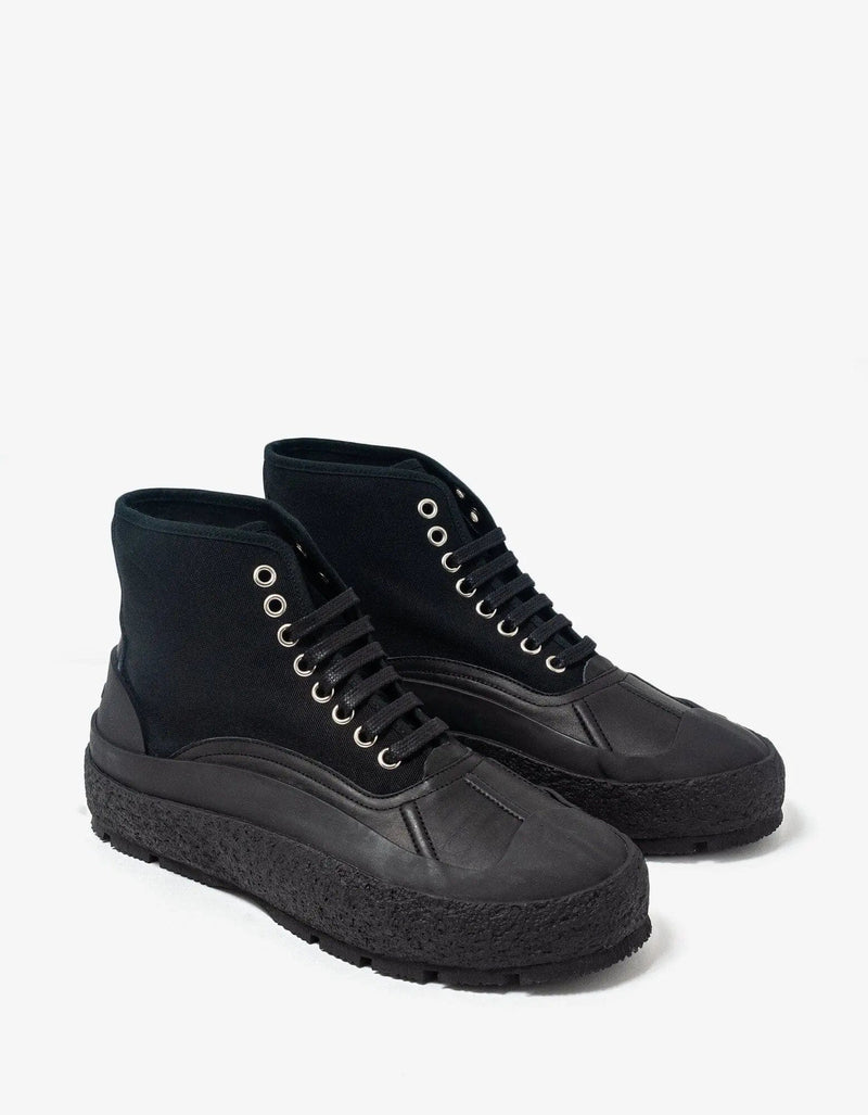 Jil Sander Jil Sander Black High Top Trainers