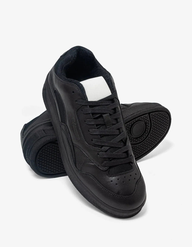 Jil Sander Jil Sander Black Leather Trainers