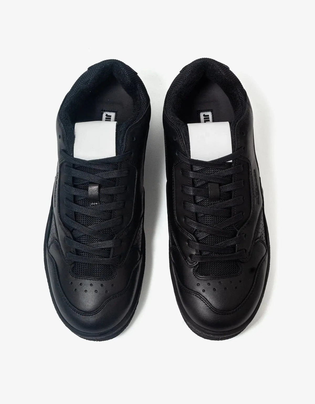 Jil Sander Jil Sander Black Leather Trainers