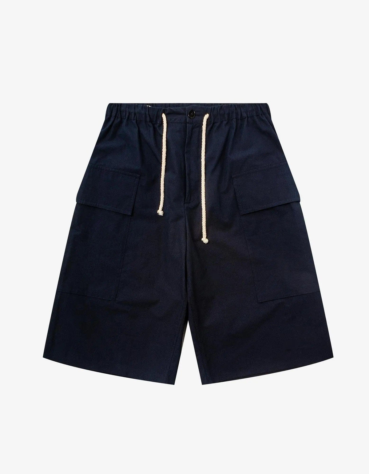 Jil Sander Navy Blue Cargo Shorts