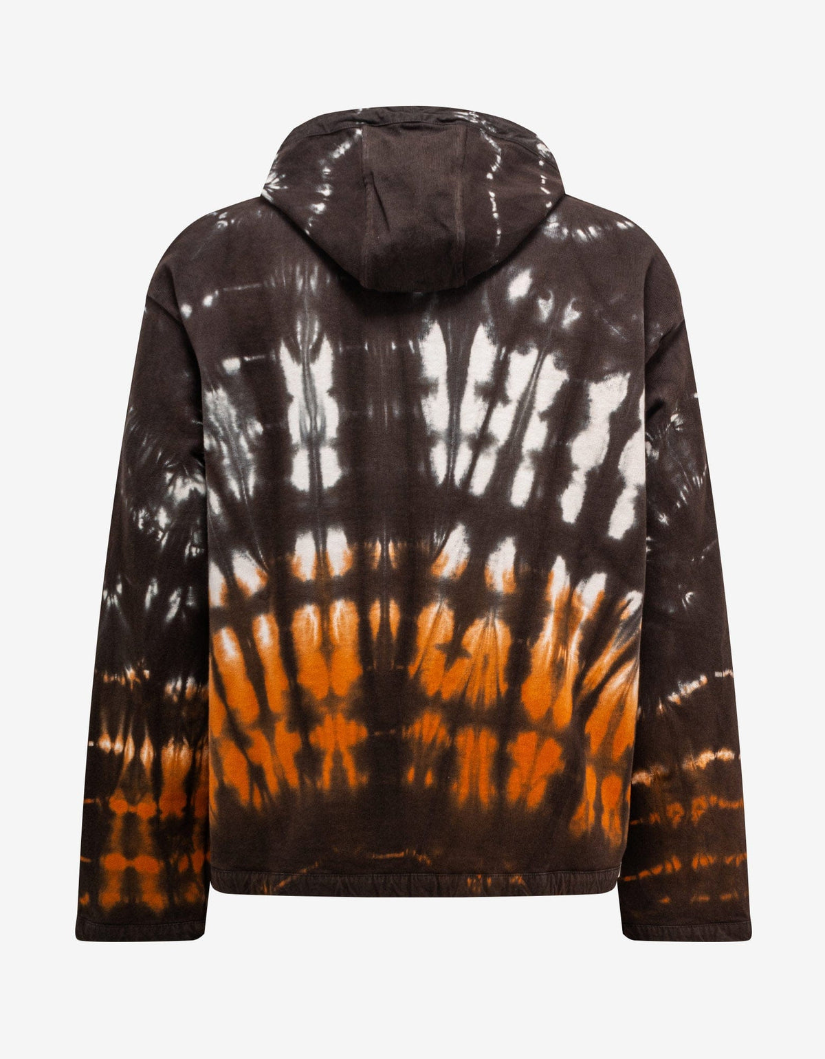 Jil Sander Plus Brown Tie Dye Hoodie