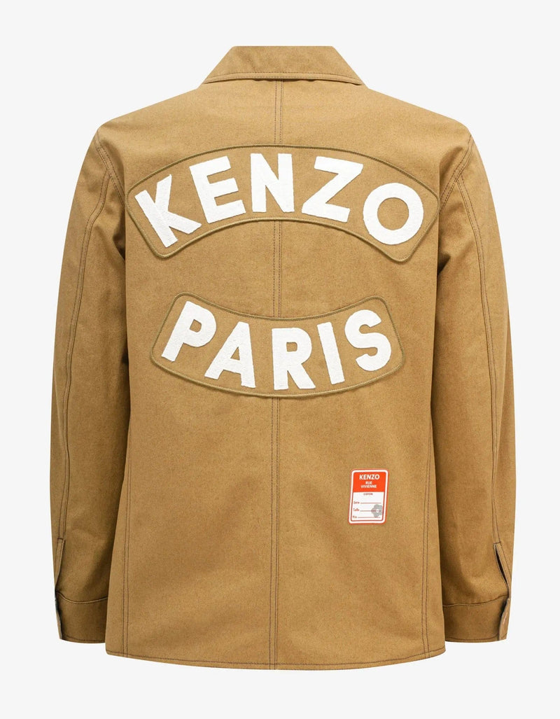 Kenzo Beige 'Kenzo Sailor' Workwear Jacket