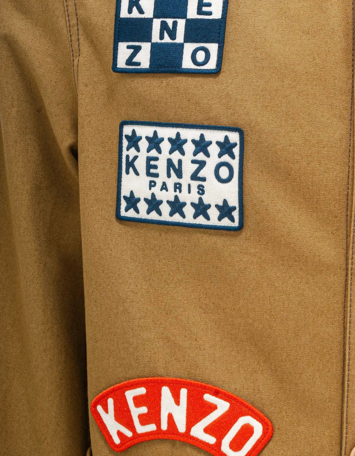 Kenzo Beige 'Kenzo Sailor' Workwear Jacket