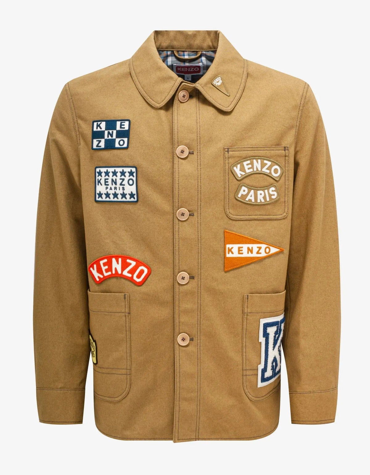 Kenzo Beige Kenzo Sailor Workwear Jacket Zoo Fashions