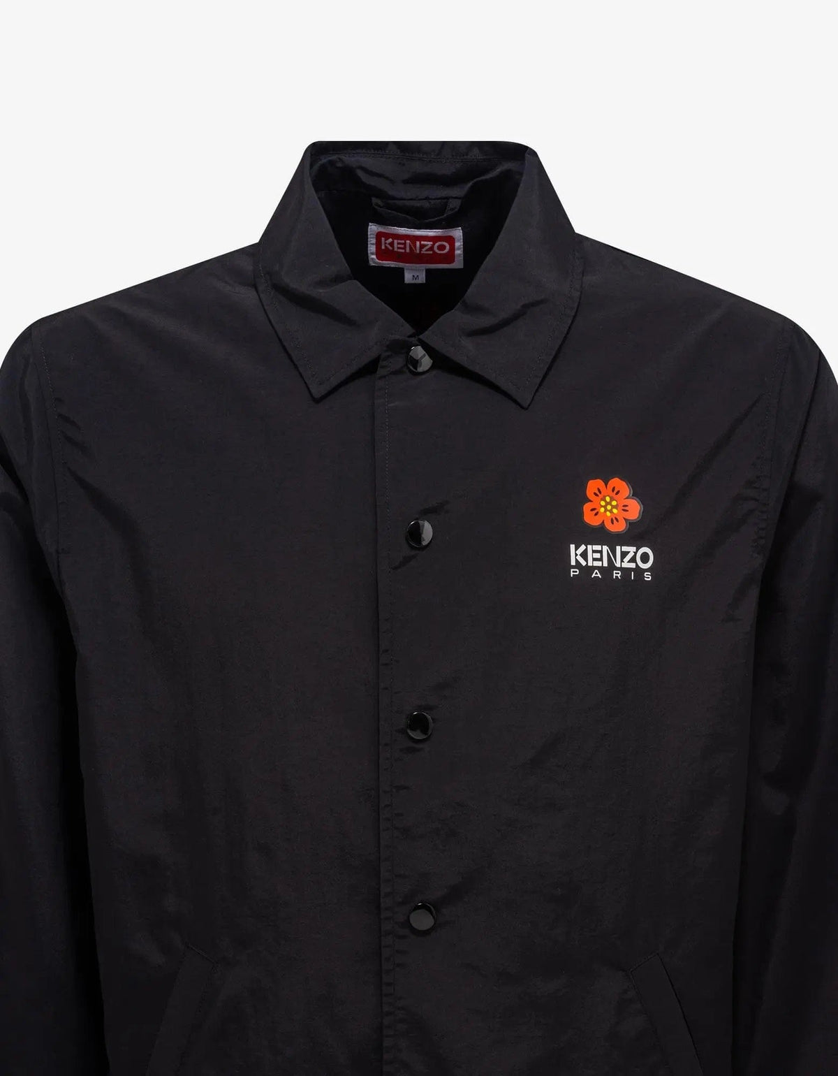 Kenzo Black 'Boke Flower' Coach Jacket