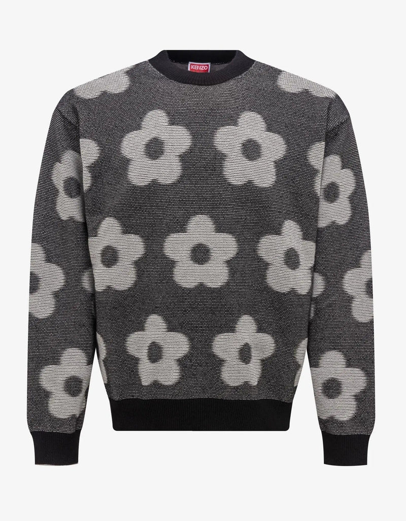 Kenzo Black Flower Spot Sweater