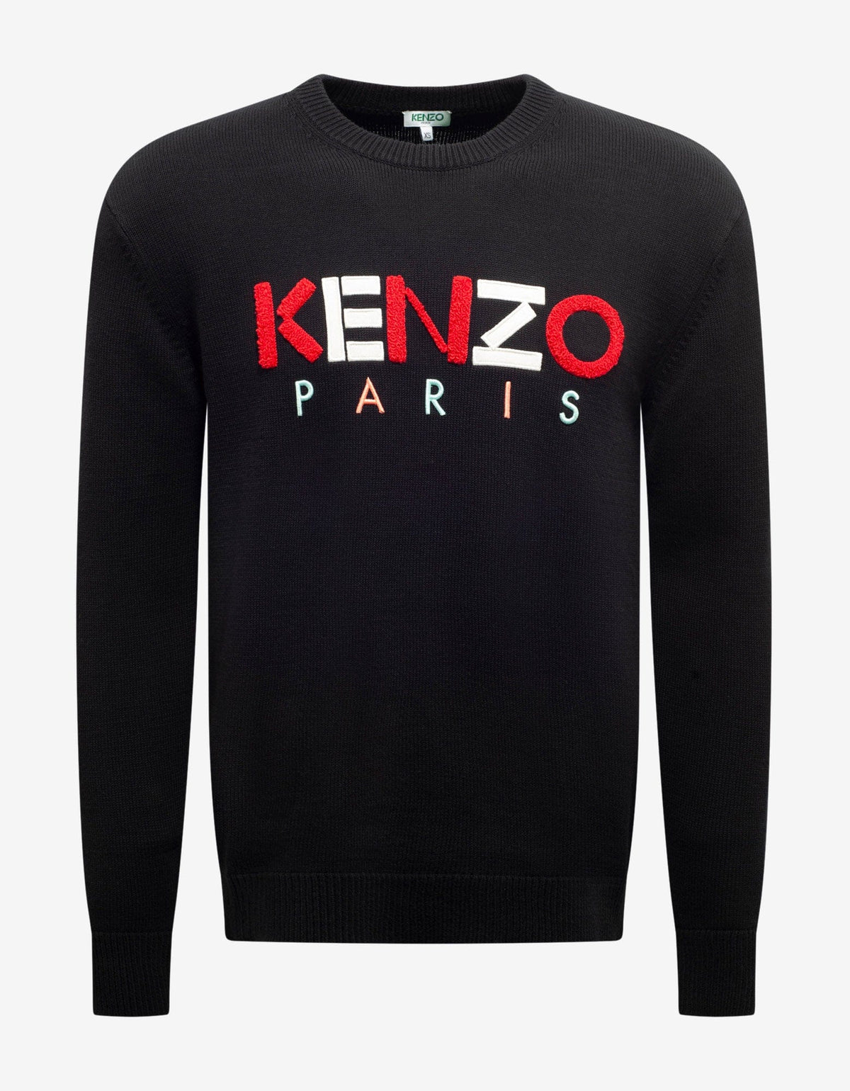 Kenzo Black Logo Embroidery Sweater