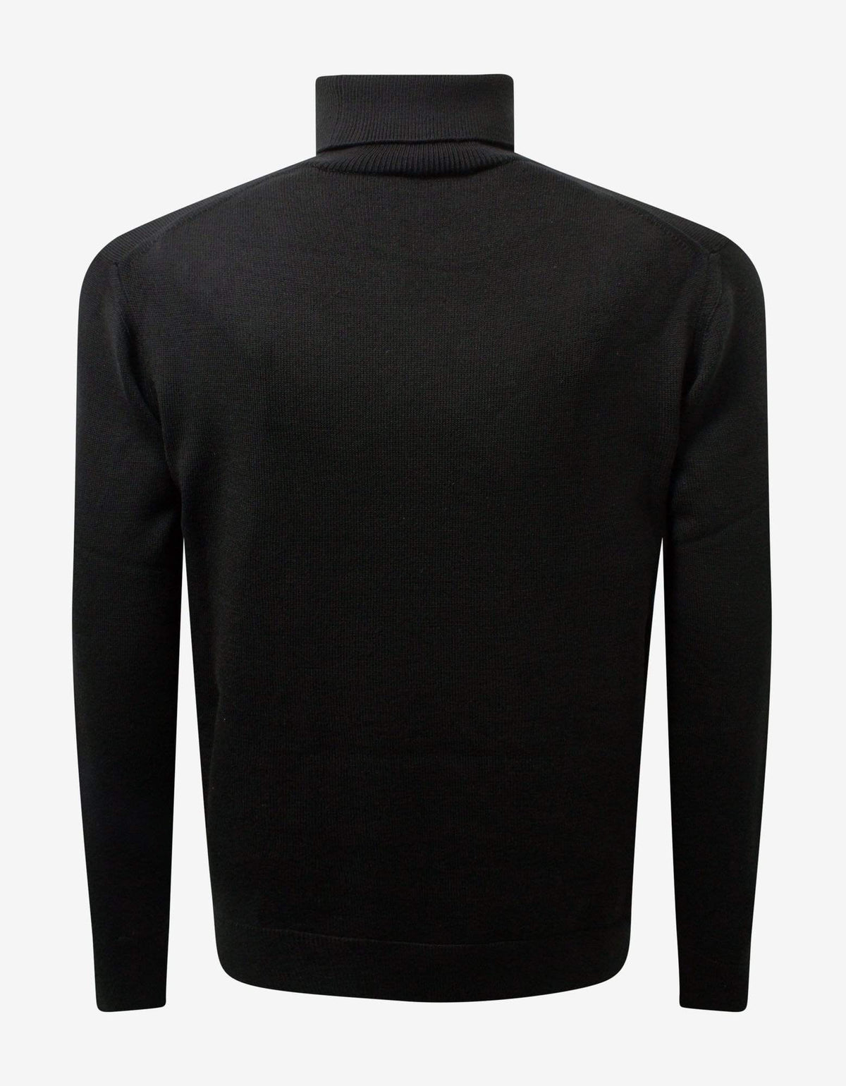 Kenzo Black Tiger Crest Roll Neck Sweater