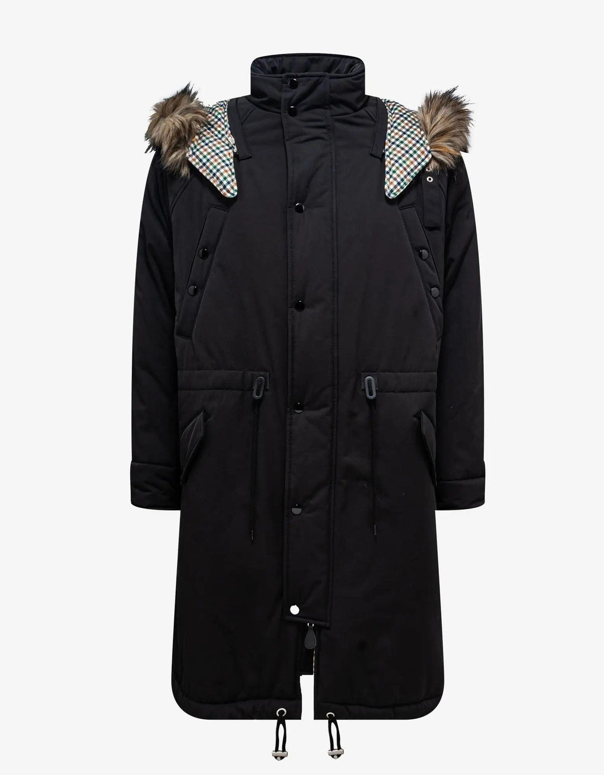 Kenzo fur hooded winter parka best sale