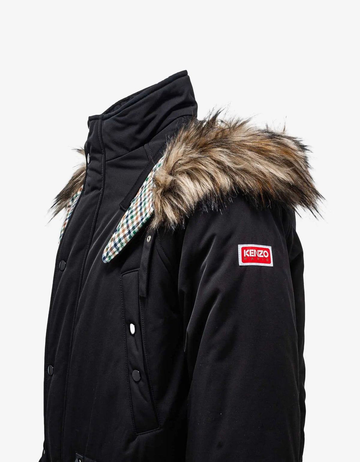 Kenzo Black Winter Parka Zoo Fashions