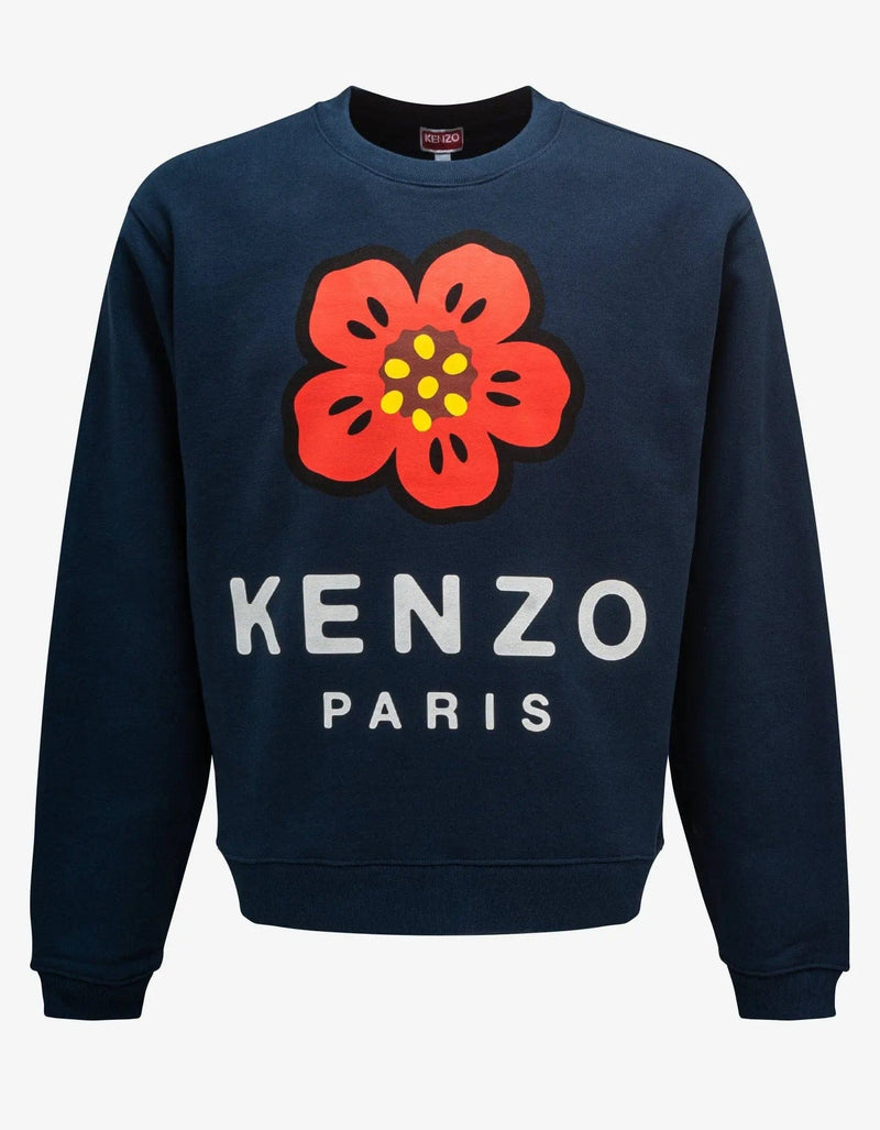 Kenzo Blue Boke Flower Sweatshirt