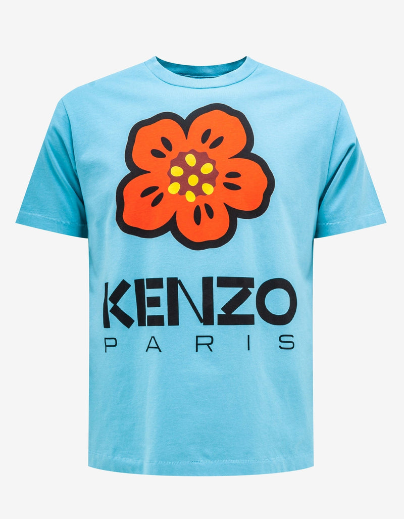 Kenzo Blue 'Boke Flower' T-Shirt