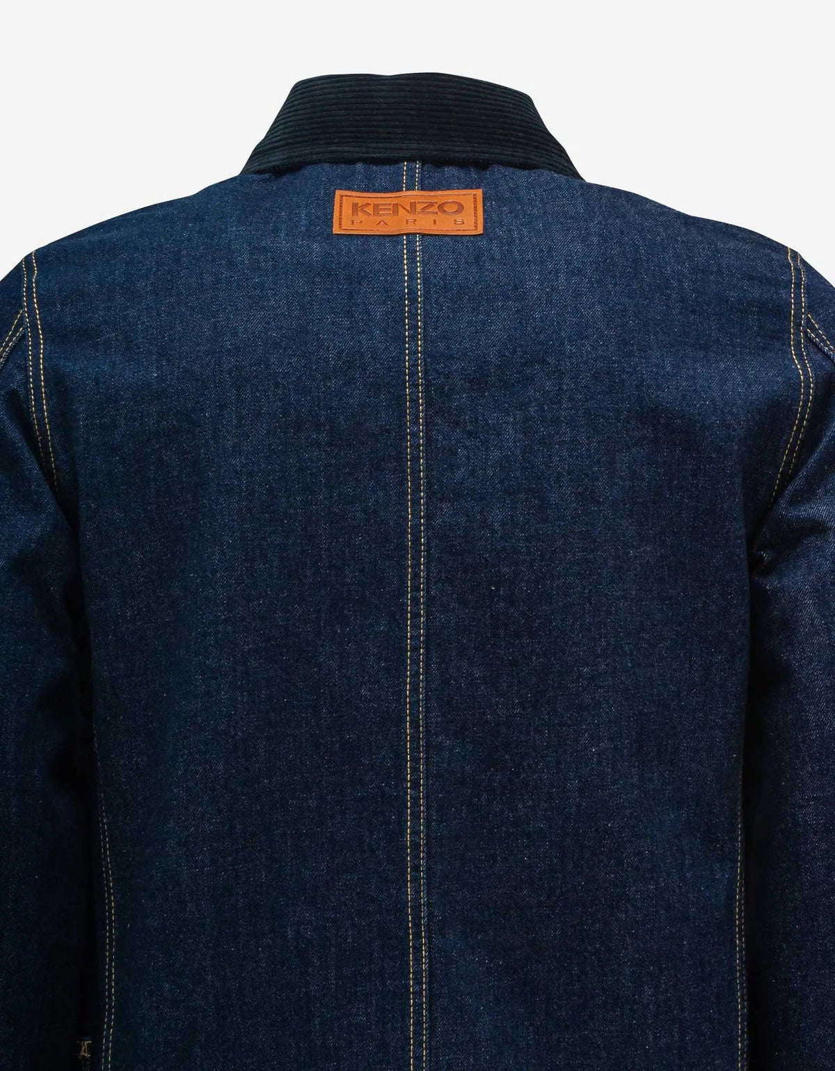 Kenzo Blue Kenzo Poppy Workwear Denim Jacket