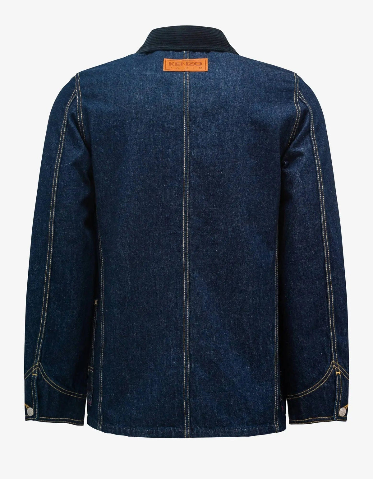 Kenzo Blue Kenzo Poppy Workwear Denim Jacket