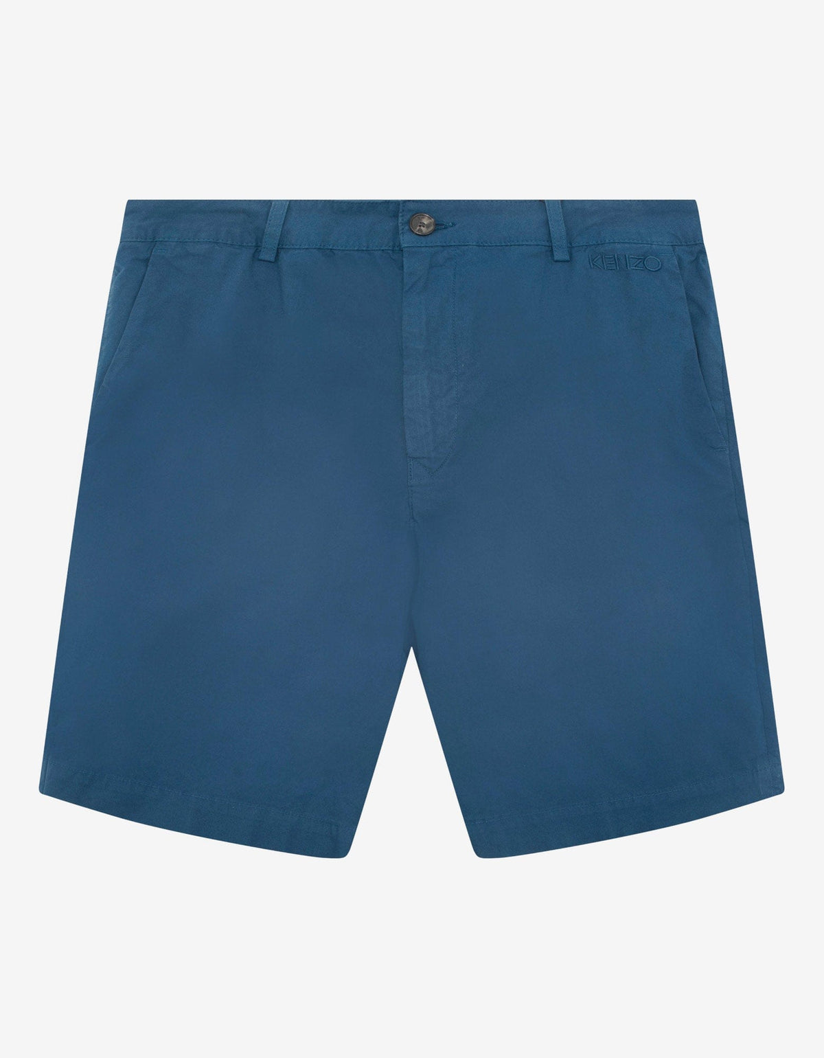 Kenzo Blue Logo Chino Shorts