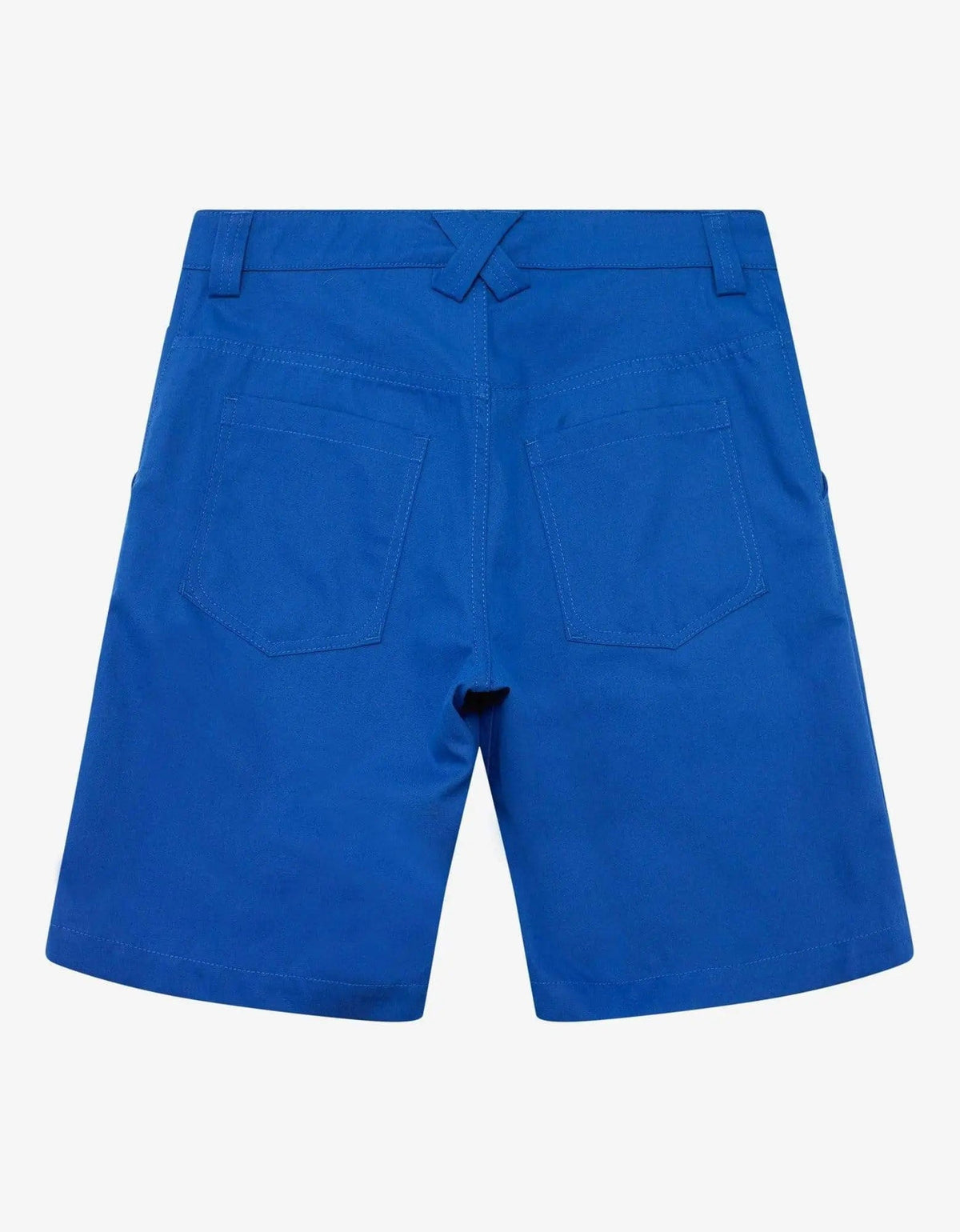 Kenzo Blue Square Logo Tailored Shorts