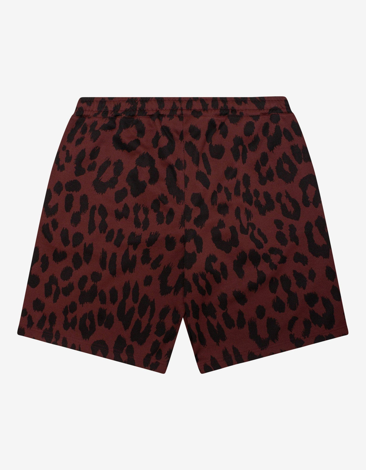 Kenzo Bordeaux Leopard Print Shorts