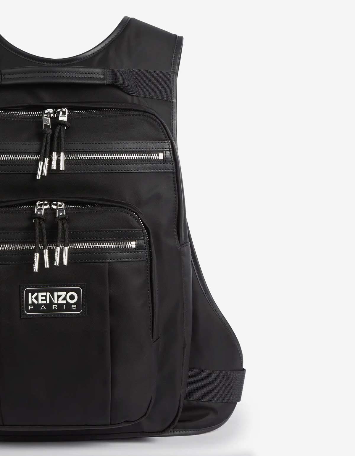 Kenzo Discover Black Vest Backpack Zoo Fashions